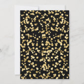 Elegant Black & Gold Retirement Party 招待状 (裏面)