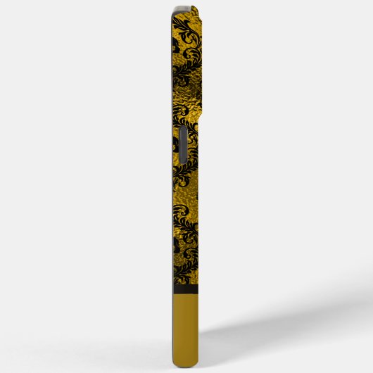 Elegant Black & Gold Skull Gothic Halloween Samsun Case-Mate iPhoneケース (裏面 / 右)