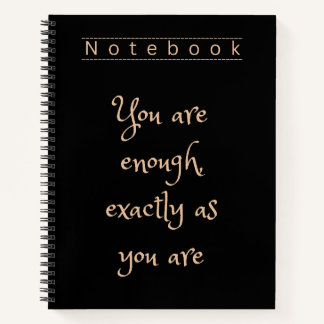 Elegant Black & Gold Spiral Notebook ノートブック