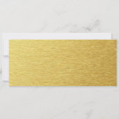 Elegant Black & Gold Ticket Wedding Invitation 招待状 (裏面)