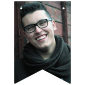 Elegant Black Graduation Party バンティングフラッグ (第1の旗)