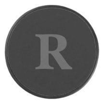 Elegant Black &gray Monogram 