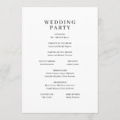 Elegant Black Leafy Branches プログラム (裏面)