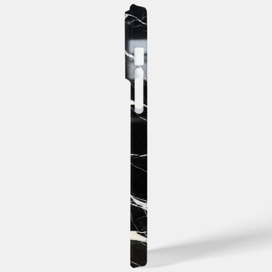 Elegant Black Marble Texture iPhone Case Case-Mate iPhoneケース (裏面 / 左)