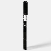 Elegant Black Marble Texture iPhone Case Case-Mate iPhoneケース (裏面 / 右)