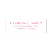 Elegant Black Minimalist セルフインキングスタンプ (デザイン)