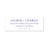 Elegant Black Minimalist Typographic セルフインキングスタンプ (デザイン)