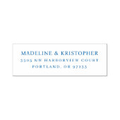 Elegant Black Minimalist Typographic セルフインキングスタンプ (デザイン)