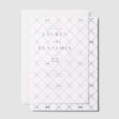 Elegant Black Minimalist Wedding ベラム紙招待状 (オフセット (招待状))
