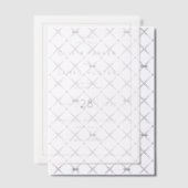 Elegant Black Minimalist Wedding Invitation ベラム紙招待状 (オフセット (招待状))