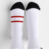 Elegant Black Pegasus Classic Carousel Horse Crew  ソックス (上部)