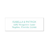 Elegant Black Typographic セルフインキングスタンプ (デザイン)