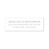 Elegant Black Typographic セルフインキングスタンプ (デザイン)