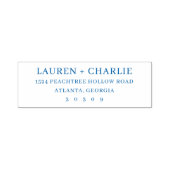 Elegant Black Typographic セルフインキングスタンプ (デザイン)