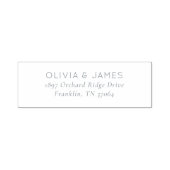 Elegant Black Typographic セルフインキングスタンプ (デザイン)