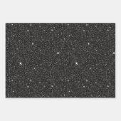 Elegant Black White Abstract Wedding ラッピングペーパーシート (正面2)