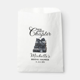 Elegant Black & White Book Themed Bridal Shower  フェイバーバッグ