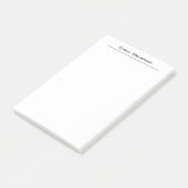 Elegant Black & White Handwriting Professional ポストイット (アングル)