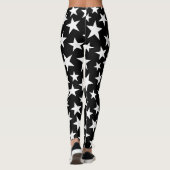   Elegant Black & White Stars  レギンス (裏面)