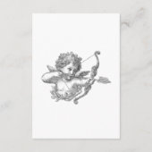 Elegant Black White Toile French Manor Wedding エンクロージャーカード (裏面)