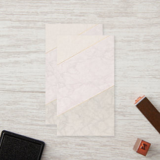 Elegant Blank Loyalty Card – Ivory & Gold ロイヤリティカード