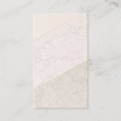 Elegant Blank Loyalty Card – Ivory & Gold ロイヤリティカード (正面)
