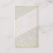 Elegant Blank Loyalty Card – Sage & Gold ロイヤリティカード (正面)