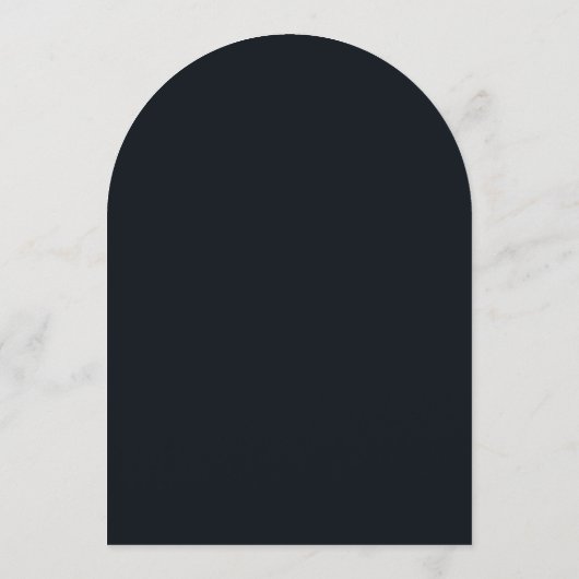 Elegant Blue and Gold Luxury Wedding Invitation 招待状 (裏面)