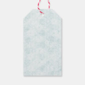 Elegant Blue Bow Engagement Party Invitation ギフトタグ (裏面)