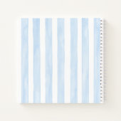 Elegant Blue Bow Lace Boy ノートブック (裏面)