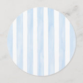 Elegant Blue Bow Lace Boy Baptism メニュー (裏面)