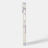 Elegant Blue Bow Pattern Case-Mate iPhoneケース (裏面 / 左)