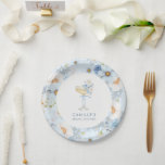 Elegant Blue Bubbly Brunch Bridal Shower ペーパープレート<br><div class="desc">Soft blue florals and a delicate bow bring an elegant touch to these bubbly brunch bridal shower paper plates. Perfect for dessert tables,  brunch spreads,  or champagne-themed celebrations. Pair with coordinating pieces from this collection for a beautifully styled shower table.</div>
