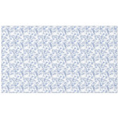 Elegant Blue Bunny Toile Easter テーブルクロス (正面(横))
