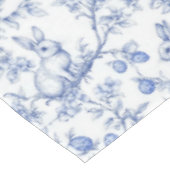 Elegant Blue Bunny Toile Easter テーブルクロス (アングル)