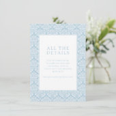 Elegant Blue Damask エンクロージャーカード (スタンド正面)