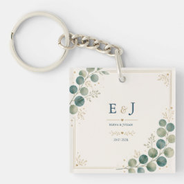 Elegant Blue Eucalyptus キーホルダー