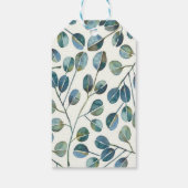 Elegant Blue Eucalyptus ギフトタグ (裏面)