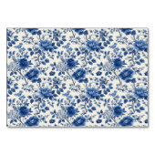 Elegant Blue Floral テーブルナンバー (裏面)