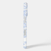 Elegant Blue Floral Botanical Case-Mate iPhoneケース (裏面 / 右)