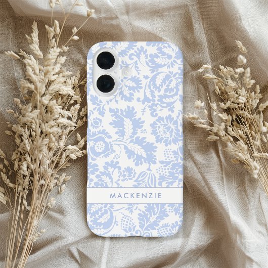 Elegant Blue Floral Botanical Case-Mate iPhoneケース