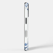 Elegant Blue Floral Personalized  Case-Mate iPhoneケース (裏面 / 右)