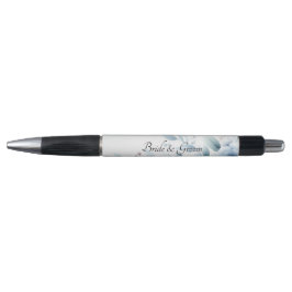 Elegant Blue Floral Wedding Pen ボールペン