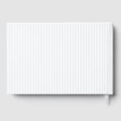 Elegant Blue Gray Geometric ゲストブック (裏面)