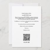 Elegant Blue Heart Photo Fancy Love Wedding セーブザデート (裏面)