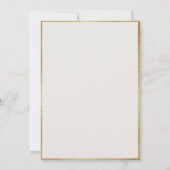 Elegant Blue Hydrangeas Vintage Wedding 招待状 (裏面)