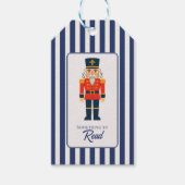 Elegant Blue Indygo Old Money ギフトタグ (正面)