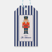 Elegant Blue Indygo Old Money ギフトタグ (裏面)