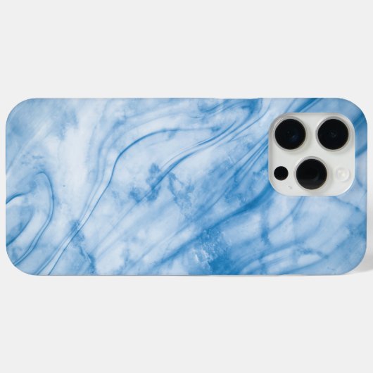 Elegant Blue Marble  Case-Mate iPhoneケース (裏面 (横))