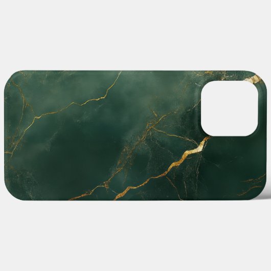 Elegant blue marble stone iPhone / iPad case Case-Mate iPhoneケース (裏面 (横))